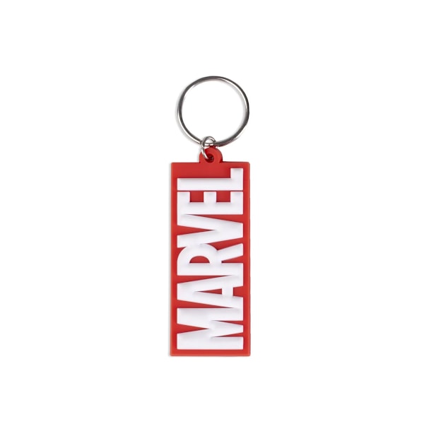 Marvel Logo Nyckelring One Size Röd/Vit Red/White One Size