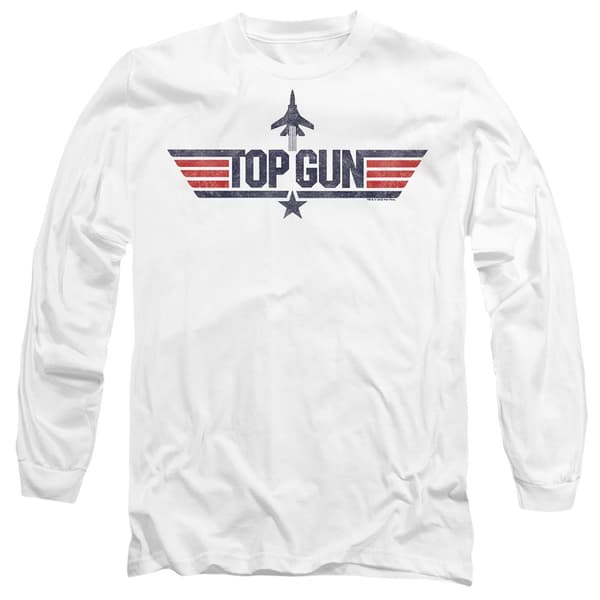 Top Gun Unisex Vuxen Logotyp T-shirt M Vit White M