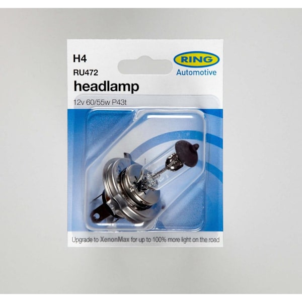 Ring Automotive H4 60/55W Halogenstrålkastare En Storlek Klar Clear One Size