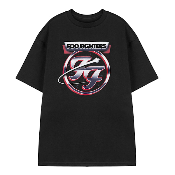 Foo Fighters Chrome T-shirt för män, 3XL, svart Black 3XL