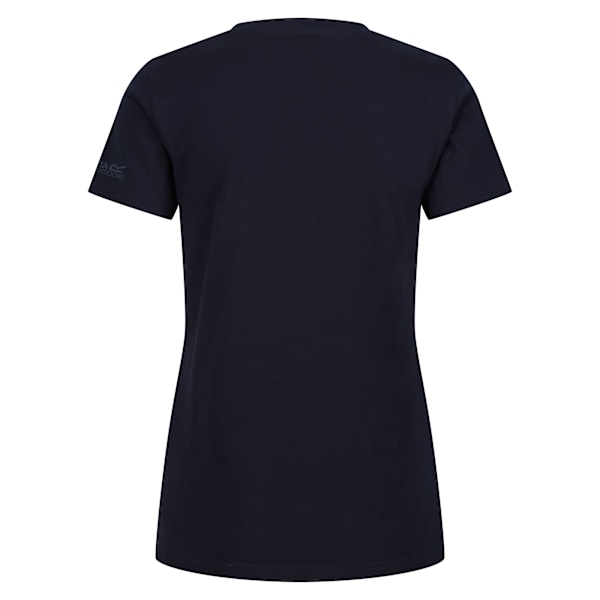 Regatta Filandra VIII Text T-shirt för dam, Storlek 14 UK, Marinblå Navy 14 UK