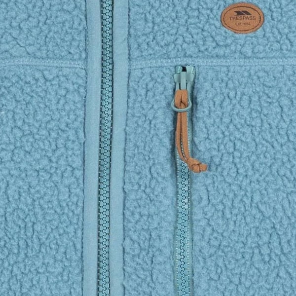 Trespass Dam/Kvinnor Quake Läder Trim Fleece Jacka XS Stor Storm Blue XS