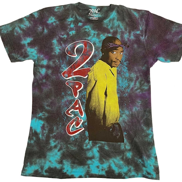 Tupac Shakur Unisex Vintage T-shirt XXL Blå Blue XXL