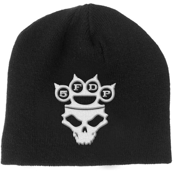 Five Finger Death Punch Unisex Adult Skull Logo Beanie One Size Black One Size