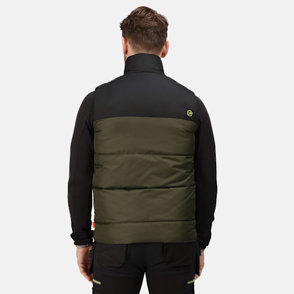 Regatta Professional Vadderad Kroppsvärmare för Män XL Mörk Khaki/B Dark Khaki/Black XL