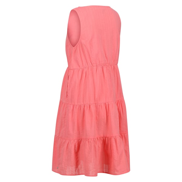 Regatta Dam/Kvinnor Zariah Tiered Casual Klänning 14 UK Peach Bl Peach Bloom 14 UK