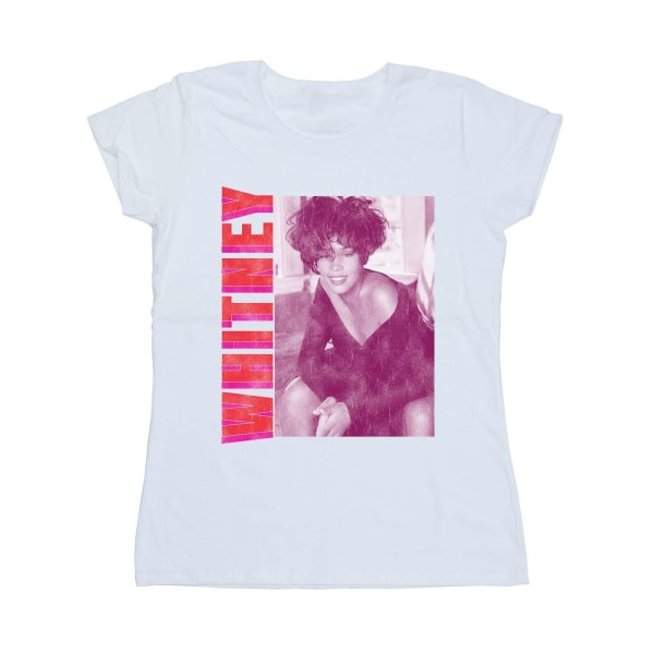 Whitney Houston Dam/Dam Whitney Pose T-shirt i bomull M Whi White M