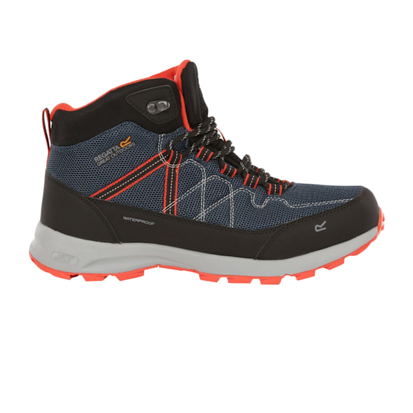 Regatta Samaris Lite vandringsskor för män 6 UK Moonlight Denim/Or Moonlight Denim/Orange 6 UK
