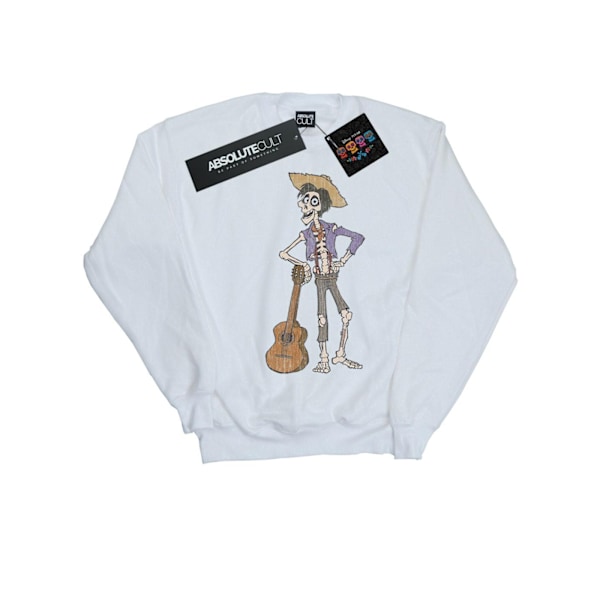 Disney Herr Coco Hector Med Gitarr Sweatshirt 4XL Vit White 4XL