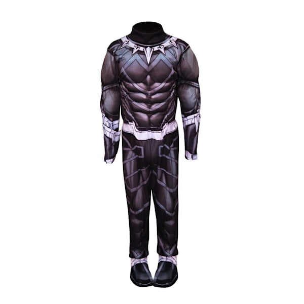 Avengers Barn/Barn Black Panther Kostym Set 9-10 År Svart Black/Blue/Grey 9-10 Years