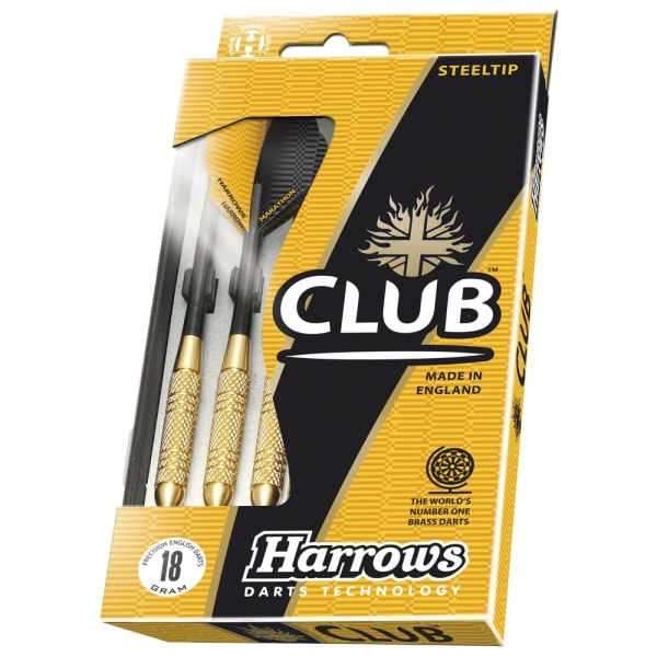 Harrows Club Darts 24g Guld/Svart Gold/Black 24g