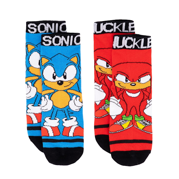 Sonic The Hedgehog Pojkestrumpor Set (5-pack) 12.5 UK Barn-3.5 Blue/Red/Grey 12.5 UK Child-3.5 UK Child