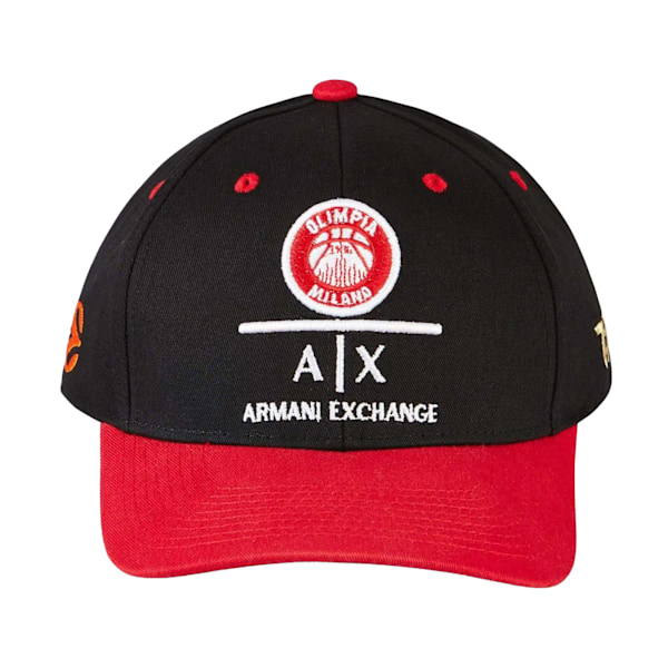 Tokyo Time Unisex Vuxen AX Olimpia Milano Baseballkeps One Size Black/Red One Size