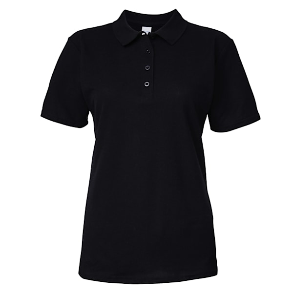 Gildan Softstyle Dam/Dam Short Sleeve Double Pique Polo S Black L