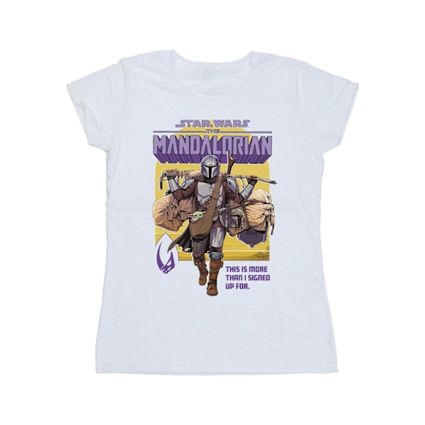 Star Wars Dam/Damer The Mandalorian Mer Än Jag Skrev På F White XXL