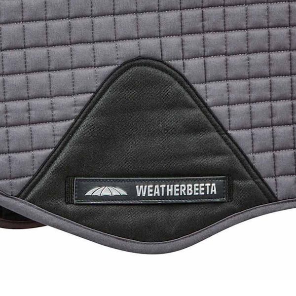 Weatherbeeta Prime Jump Shaped Saddle Pad Pony Grey Grey Pony