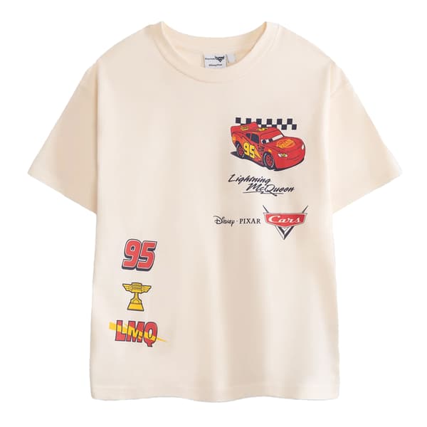 Bilar Pojkar Blixten McQueen Kortärmad T-shirt (2-pack) 7 Multicoloured 7-8 Years