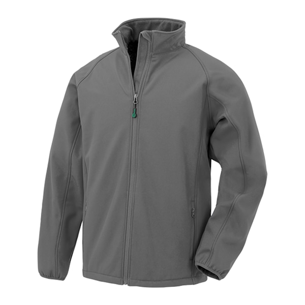 Result Äkta Återvunnen Herr Printable Soft Shell Jacka S Work Workguard Grey S