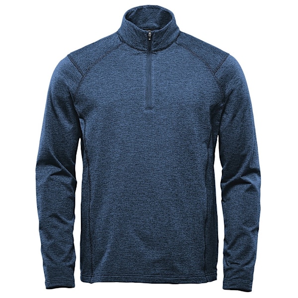 Stormtech Mens Treeline Quarter Zip Fleece Top 3XL Mörk Marinblå He Dark Navy Heather 3XL