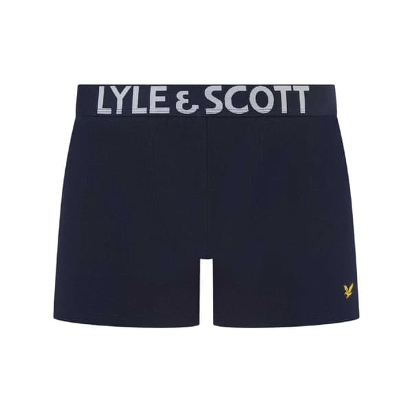 Lyle & Scott Herr Daniel Fitted Boxershorts (3-pack) M Grön Green/White/Blue M