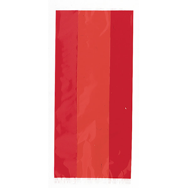 Unika cellofanpåsar med snören för fest (30-pack) One Size R Ruby Red One Size