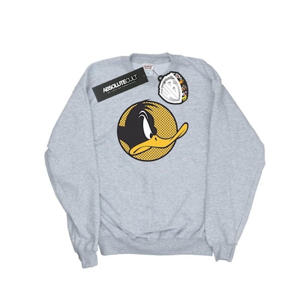 Looney Tunes Herr Daffy Duck Prickig Profil Sweatshirt 3XL Sportgrå Sports Grey 3XL