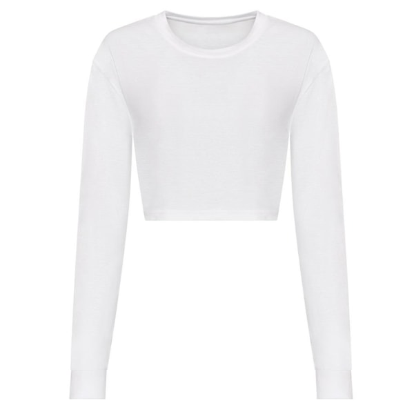 Awdis Dam/Dam Crop Triblend Långärmad T-shirt L Solid Solid White L
