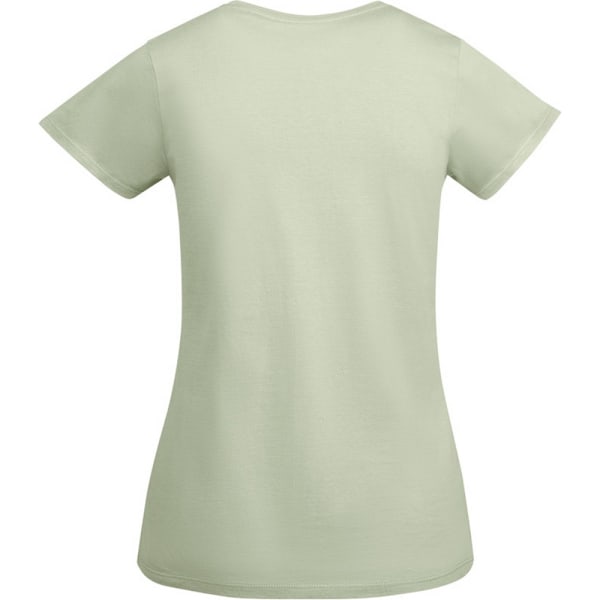 Roly Breda T-shirt med korta ärmar för dam, storlek L, dimmig grön Mist Green L