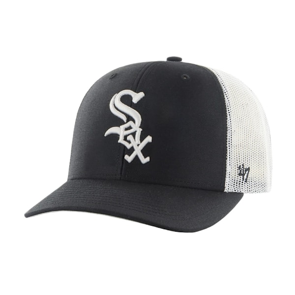 Chicago White Sox Branson 47 Snapback Trucker Cap One Size Blac Black One Size