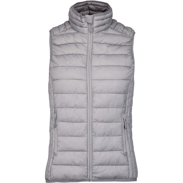 Kariban Dam/Kvinna Lätt Dunväst XS Marmor Silver Marl Silver XS