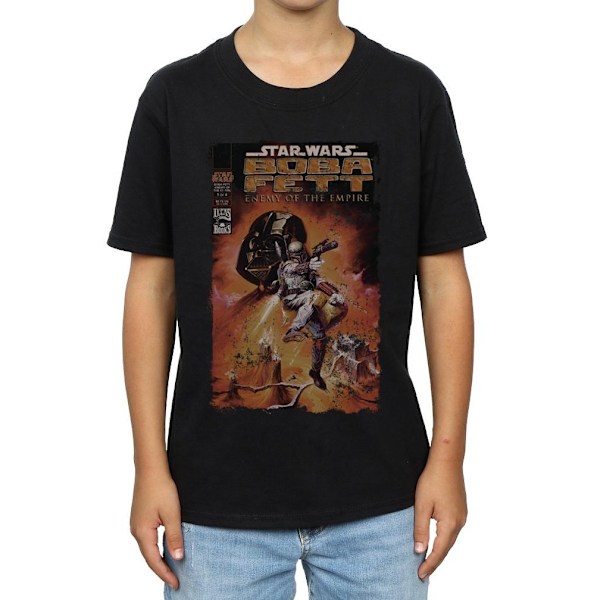 Star Wars Boys Boba Fett Enemy Of The Empire T-Shirt 5-6 år Black 5-6 Years