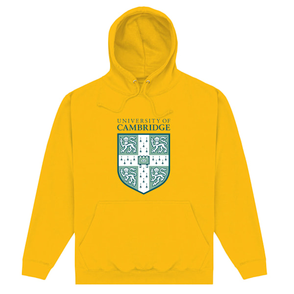 University Of Cambridge Unisex Vuxen Shield Hoodie S Guld Gold S