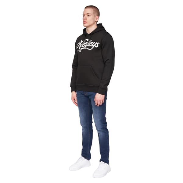 Henleys Mens Scripthen Hoodie M Svart Black M