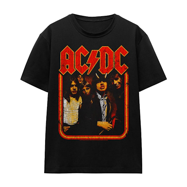 AC/DC Unisex Vuxen Grupp Distressed T-Shirt XXL Svart Black XXL