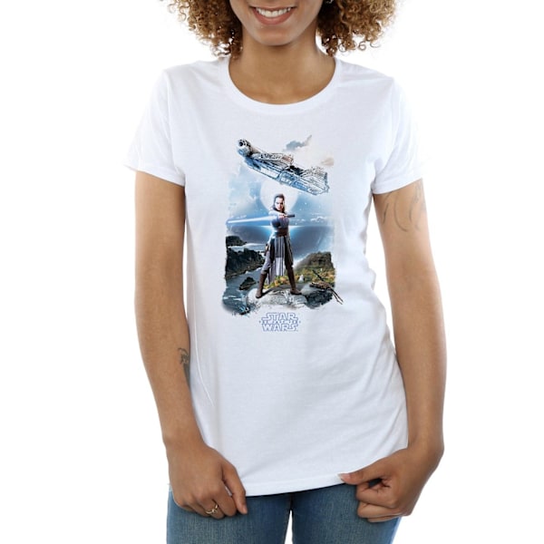 Star Wars: The Last Jedi Dam/Damer Rey Millennium Falcon Co White M