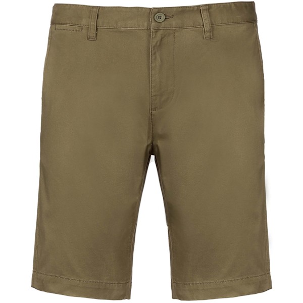 Kariban Herr Chino Bermuda Shorts S Ljus Khaki Light Khaki S