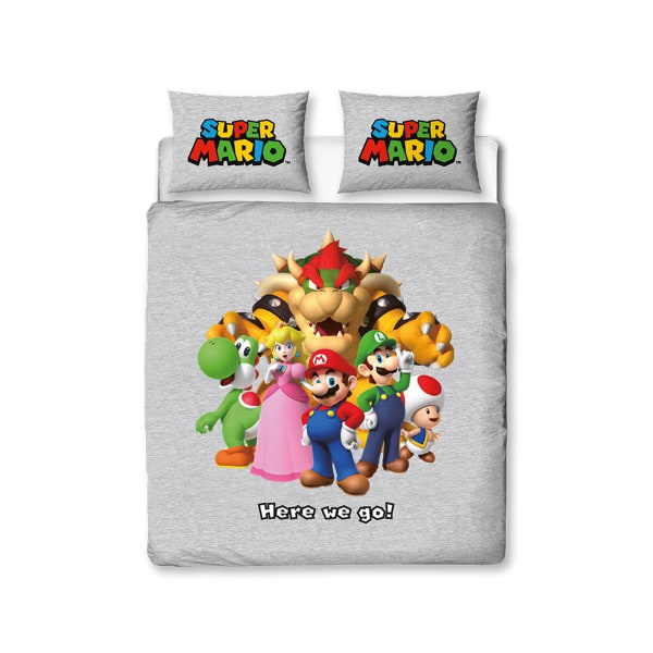 Super Mario Bros Here We Go! Cover Set /Multik Grey/Multicoloured Single