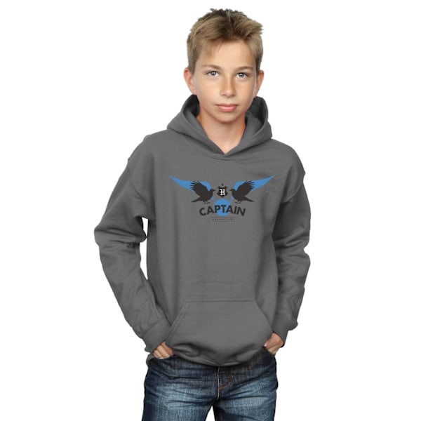 Harry Potter Pojkar Ravenclaw Kapten Hoodie 9-11 År Kolgrå Charcoal 9-11 Years