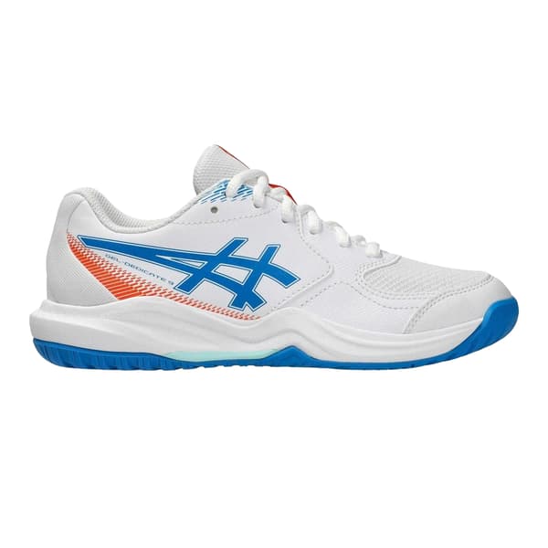 Asics Barn/Kids Dedicate 9 Tennisskor 3 UK Vit/Blå White/Blue 3 UK