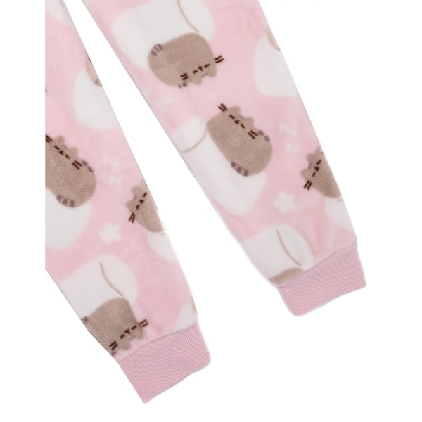 Pusheen flickor pyjamas med tryck överallt 13-14 år ljusrosa/vit Light Pink/White 13-14 Years