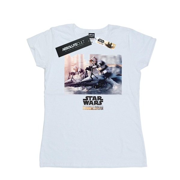 Star Wars Dam/Damer The Mandalorian Scout Troopers Bomull T-shirt White XXL