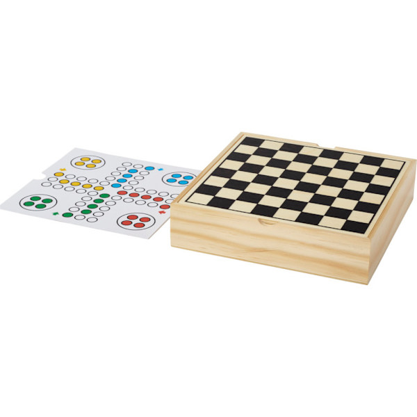 Bullet Monte Carlo Multi Game Set 17 x 17 x 4.1 cm Trä Wood 17 x 17 x 4.1 cm