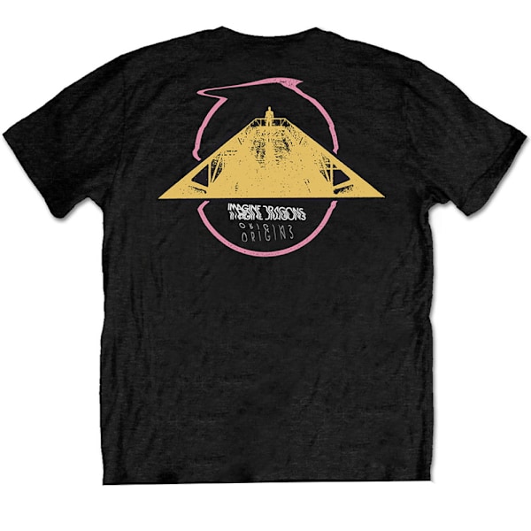 Imagine Dragons Unisex Vuxen Baktryck Bomull Logotyp T-shirt XL Black XL