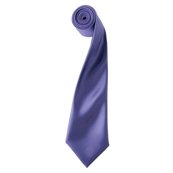 Premier Colours Collection Satinslips En Storlek Lila Purple One Size