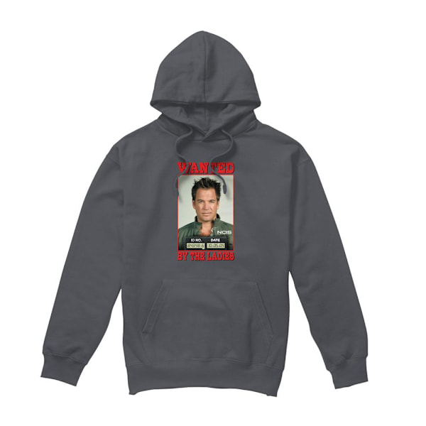 NCIS Herr Wanted Hoodie M Charcoal Charcoal M