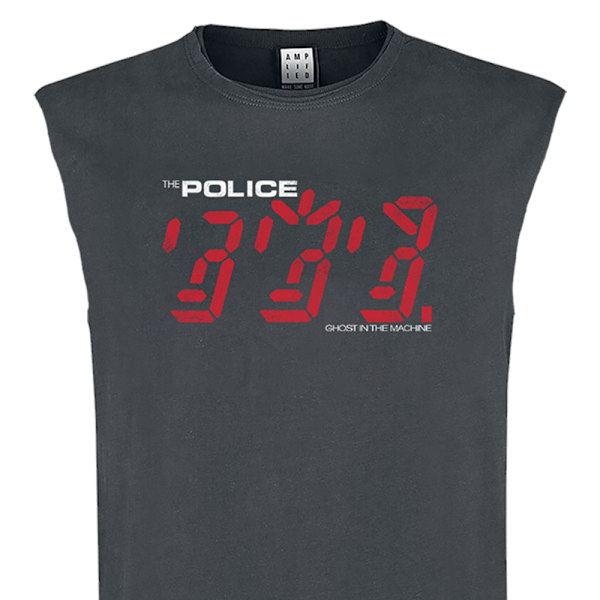 Amplified Herr Ghost In The Machine The Police Ärmlös Tanktop Charcoal L