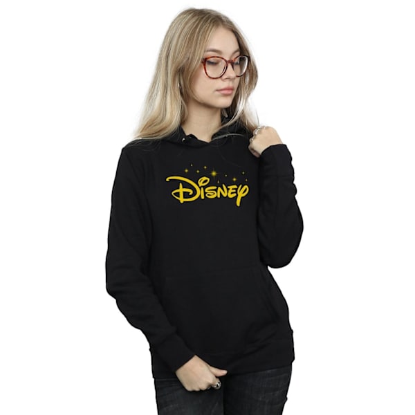 Disney Dam/Kvinnor Logo Stars Hoodie XL Svart Black XL