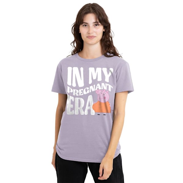 Greta Gris Unisex Vuxen Gravid Era Mamma Gris T-Shirt XL Mjuk L Soft Lavender XL
