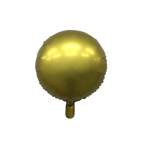 Realmax Rund Folieballong En Storlek Guld Gold One Size