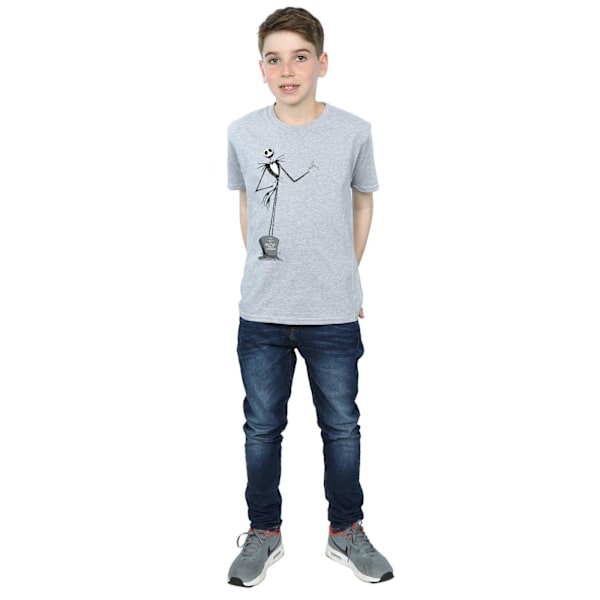 Disney Boys Nightmare Before Christmas Jack Pose T-shirt 12-13 Sports Grey 12-13 Years